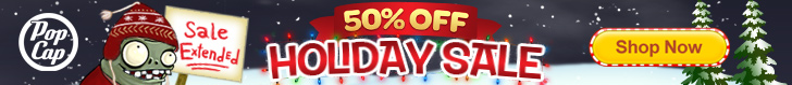 50% off of all Download games at PopCap.com - SHOP NOW