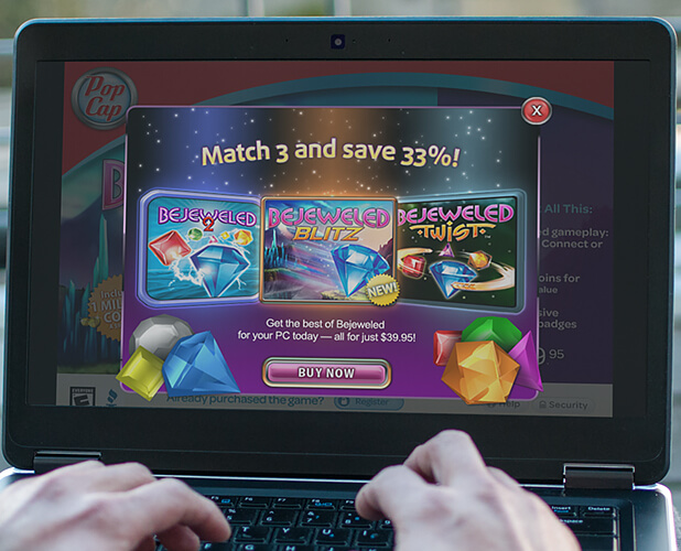 PopCap Games Microsite Samples 2007–2010