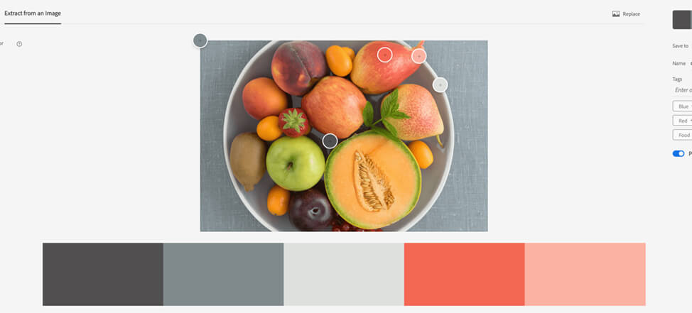 Using Adobe Color to rock with Coral
