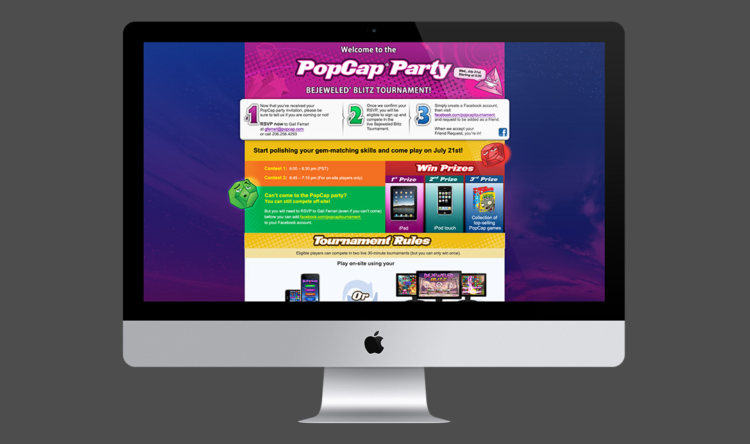PopCap Party – Bejeweled Blitz Tournament
